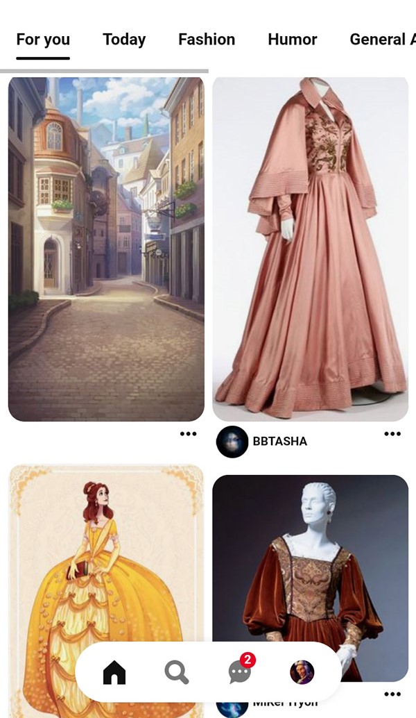 Screenshot taken from pinterest.com to show alignment.